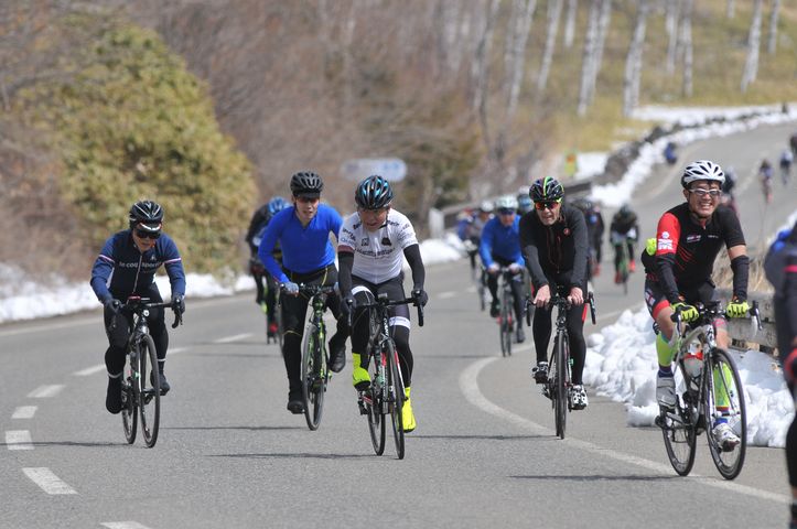 中部のヒルクライムのイベント スポエンcycle