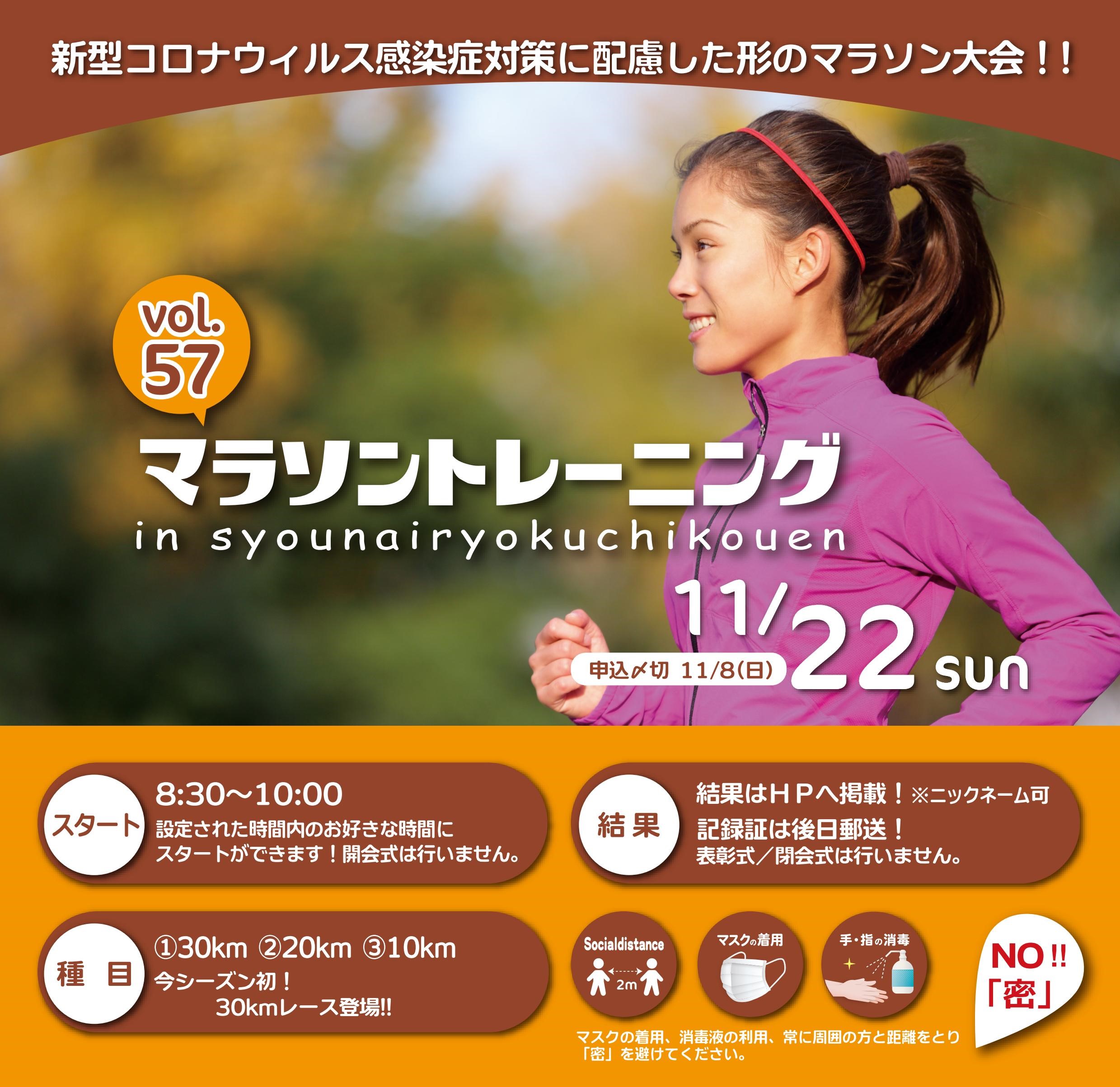 マラソントレーニング vol.57