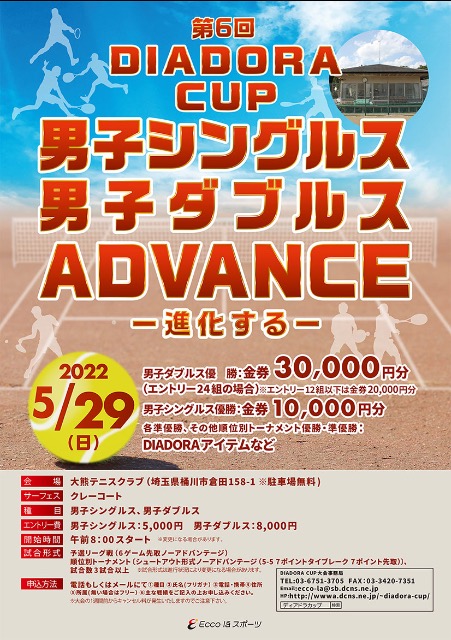 賞金付DIADORA CUP ADVANCE