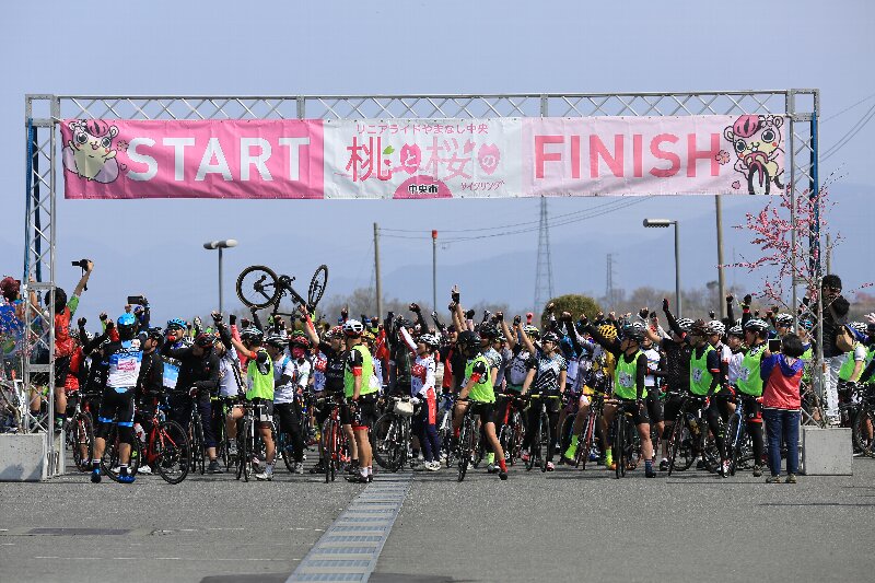 桃と桜のサイクリング2023〜リニアライドやまなし中央〜